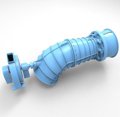 qualità  Stainless Steel Or Carbon Steel Tubular Head Low Water Hydro Turbine Generator fabbrica